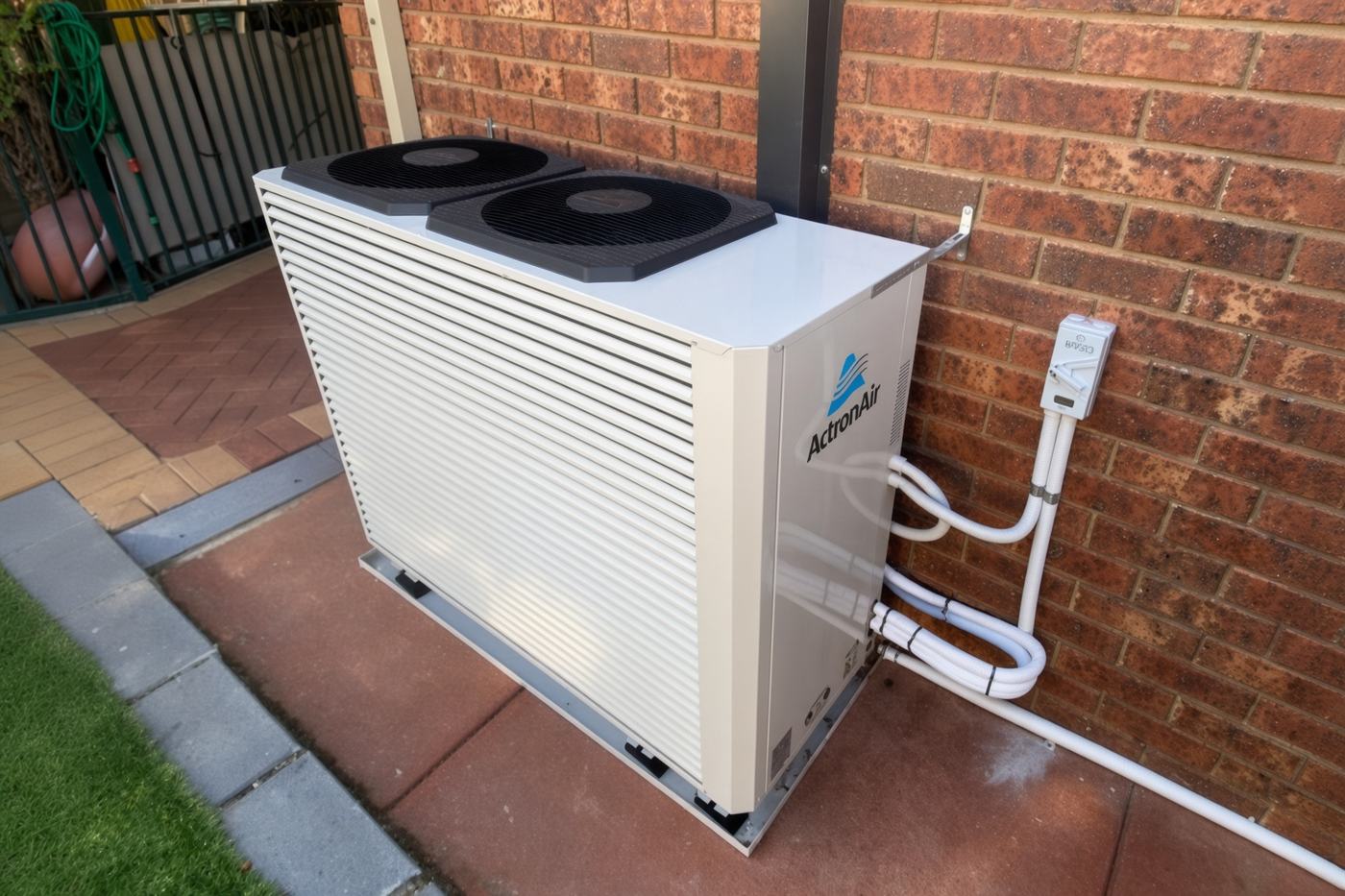 Ducted reverse cycle outdoor unit